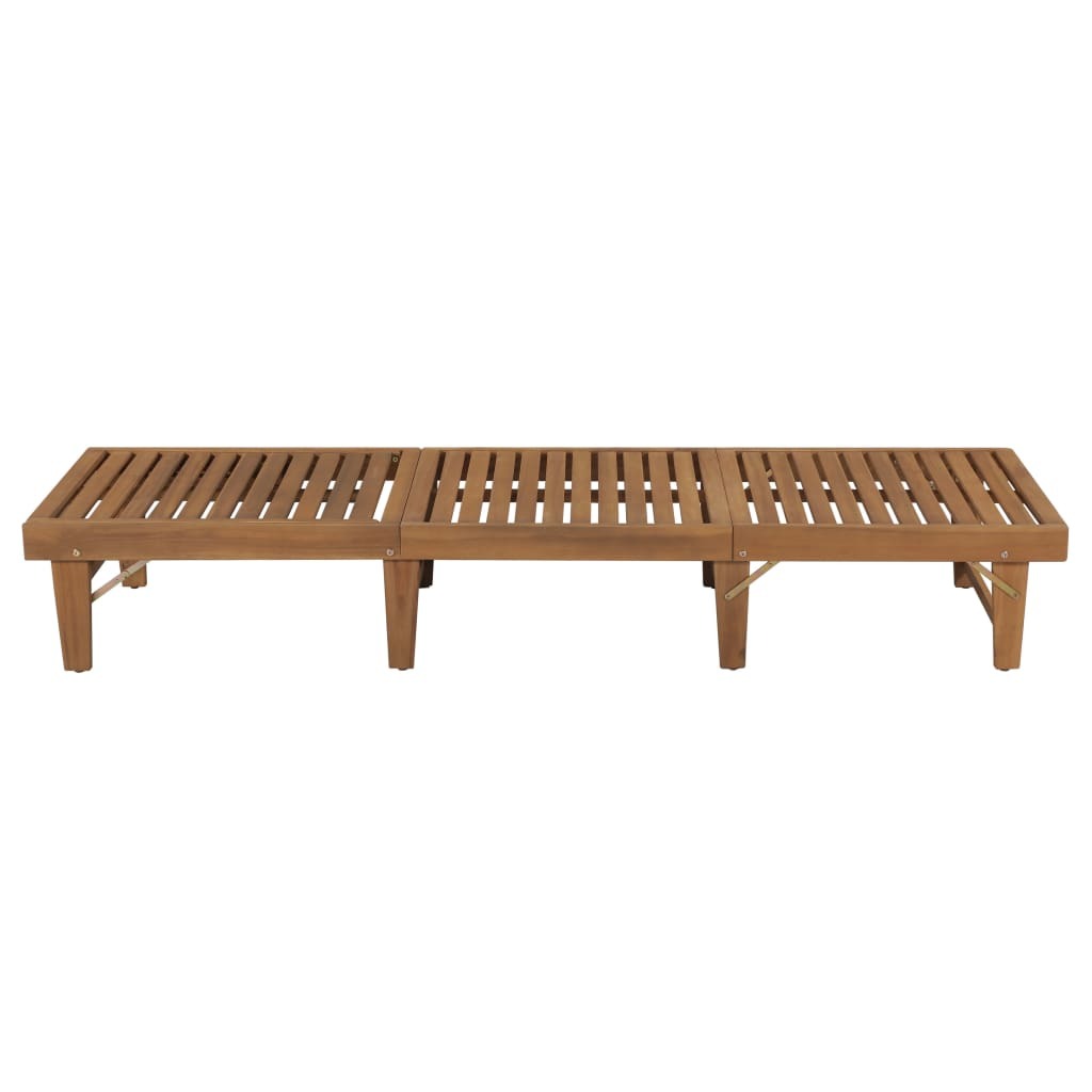 Transat pliable en bois d'Acacia
